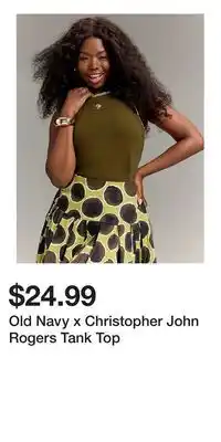 Old Navy Old Navy x Christopher John Rogers Tank Top offer