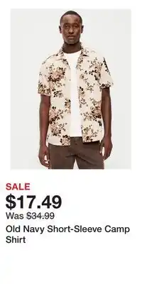 Old Navy Old Navy Short-Sleeve Camp Shirt offer