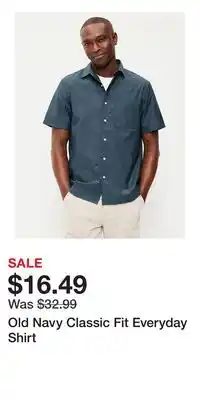 Old Navy Old Navy Classic Fit Everyday Shirt offer