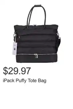 Costco iPack Puffy Tote Bag offer