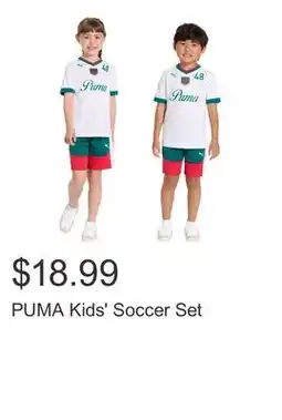 Costco PUMA Kids' Soccer Set offer