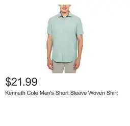 Costco Kenneth Cole Men's Short Sleeve Woven Shirt offer