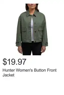 Costco Hunter Women's Button Front Jacket offer