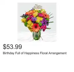 Costco Birthday Full of Happiness Floral Arrangement offer