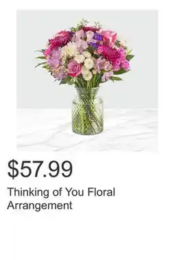 Costco Thinking of You Floral Arrangement offer