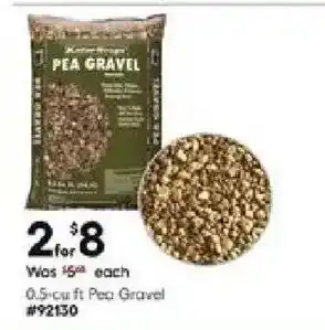 0.5 cu ft Pea Gravel