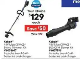 Lowe's Kobalt offer