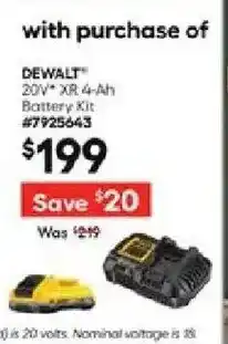 Lowe's Dewalt offer