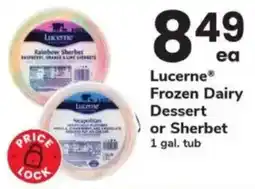 ACME Lucerne frozen dairy dessert or sherbet offer