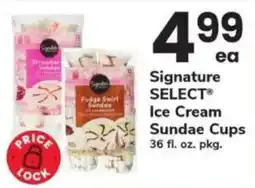 ACME Signature select ice cream sundae cups offer