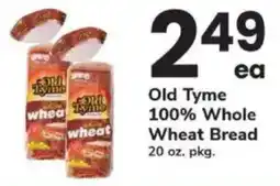 ACME Old Tyme 100% Whole wheat bread offer