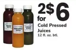 ACME Cold Pressed Juices offer