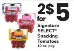 ACME Signature select snacking tomatoes offer