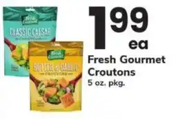 ACME Fresh gourmet croutons offer