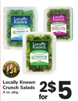 ACME Locally known crunch salads offer