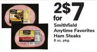 ACME Smithfield Anytime Favorites Ham Steaks offer
