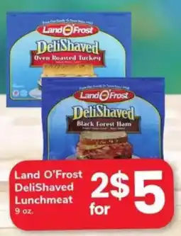 ACME Land O'Frost DeliShaved Lunchmeat offer