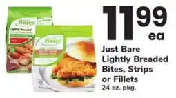 ACME Just Bare Lightly Breaded Bites, Strips or Fillets offer