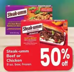 ACME Steak-umm Beef or Chicken offer