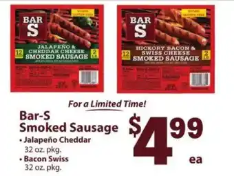 ACME Bar-S smoked sausage offer