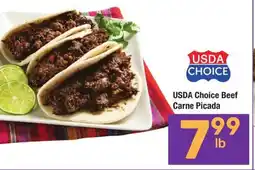 Albertsons USDA Choice Beef Carne Picada offer