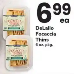 ACME DeLallo Focaccia Thins offer