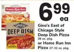 ACME Gino's East of chicago style deep dish pizza or home run inn pizza offer