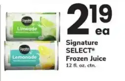 ACME Signature select frozen juice offer