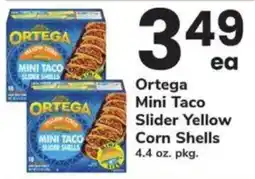 ACME Ortega Mini Taco Slider Yellow Corn Shells offer