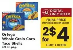 ACME Ortega whole grain corn taco shells offer