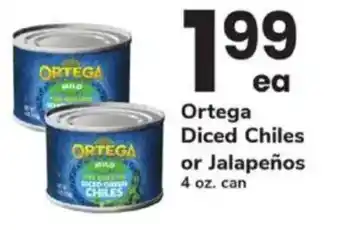 ACME Ortega Diced Chiles or Jalapeños offer