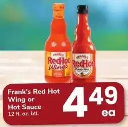ACME Frank's Red Hot Wing or Hot Sauce offer