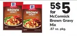 ACME McCormick Brown Gravy Mix offer