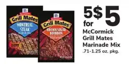 ACME McCormick Grill Mates Marinade Grill Mates Marinade Mix .71-1.25 oz. pkg. offer