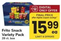 ACME Frito Snack Variety Pack offer