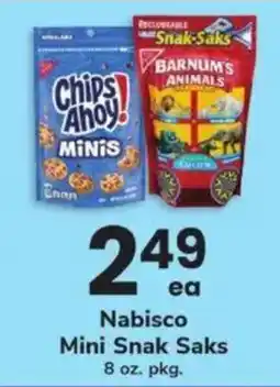 ACME Nabisco Mini Snak Saks offer