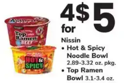 ACME Nissin Top Ramen Bowl offer