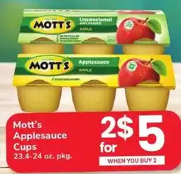 ACME Mott's Applesauce Cups offer