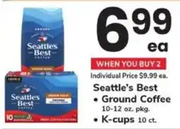 ACME Seattle's Best ground coffee k-cups offer