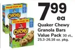 ACME Quaker Chewy Granola Bars Value Pack offer
