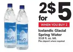 ACME Icelandic Glacial Spring Water offer