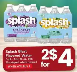 ACME Splash Blast flavored water offer