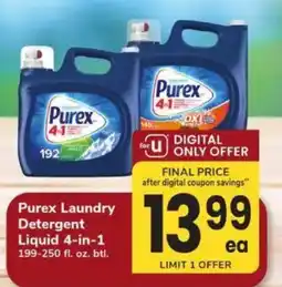 ACME Purex Laundry Detergent Liquid 4-in-1 offer