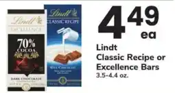 ACME Lindt classic recipe or excellence bars offer