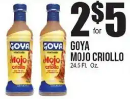 Extra Supermarket Goya mojo criollo offer