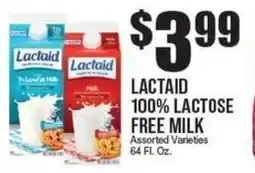 Extra Supermarket Lactaid 100% lactose free milk offer