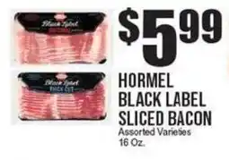 Extra Supermarket Hormel black label sliced bacon offer