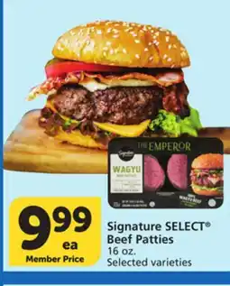 Vons Signature SELECT Beef Patties offer