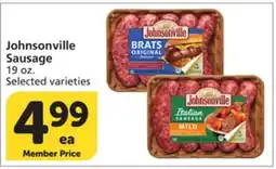 Vons Johnsonville Sausage offer