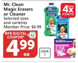 Vons Mr. Clean Magic Erasers or Cleaner offer